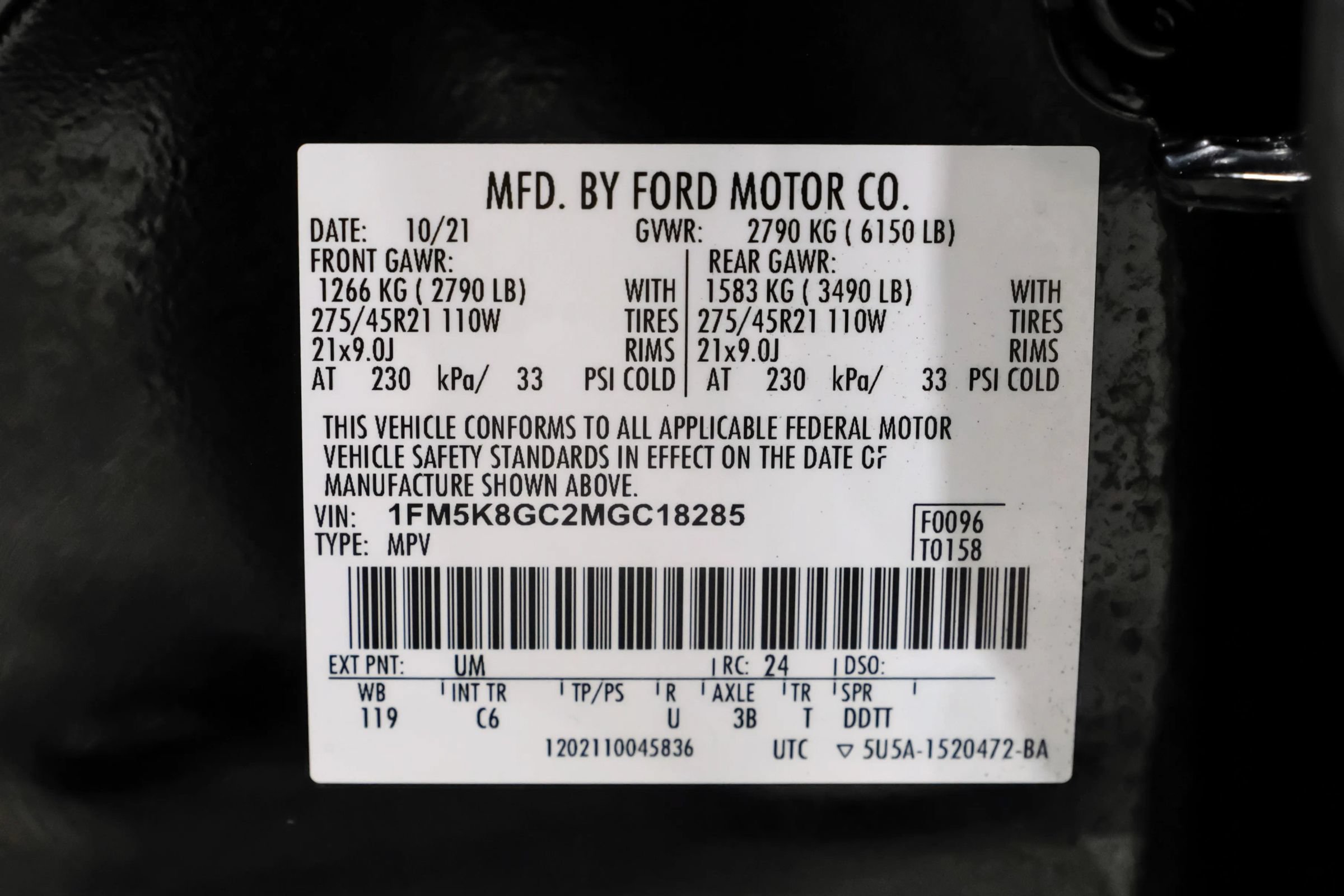 Used 2021 Ford Explorer ST w/ Equipment Group 401A AWD/4WD image 58