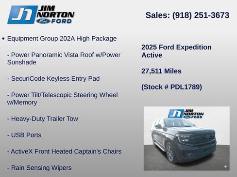 Used 2025 Ford Expedition Active AWD/4WD image 15