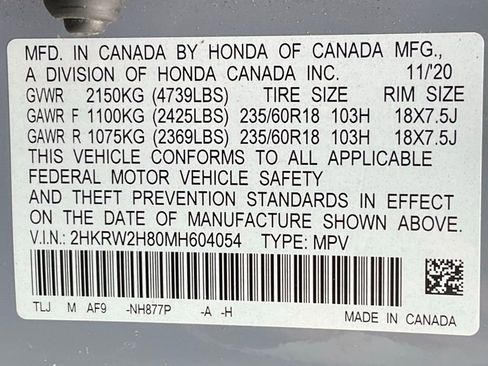 Used 2021 Honda CR-V EX-L image 58