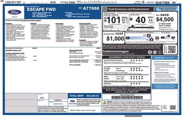 Used 2025 Ford Escape SE FWD image 7