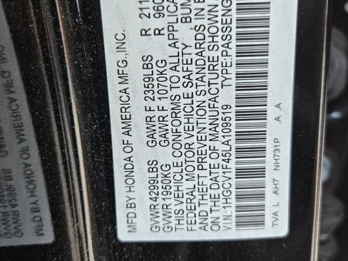 Used 2020 Honda Accord EX image 30