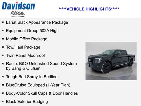 Used 2025 Ford F150 Lariat w/ Equipment Group 502A High image 4