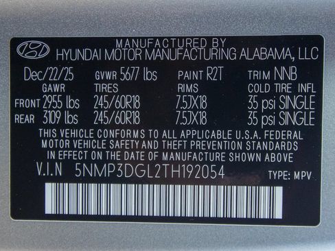 Certified 2026 Hyundai Santa Fe XRT w/ Tow & Go Package AWD/4WD image 27