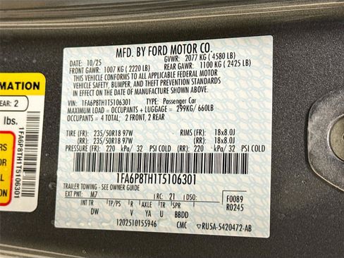 New 2026 Ford Mustang Coupe RWD image 26