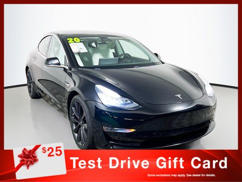 Used 2020 Tesla Model 3 Performance AWD/4WD image 1