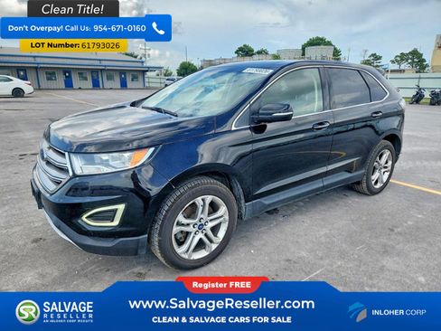 Used 2017 Ford Edge Titanium w/ Equipment Group 301A AWD/4WD image 1