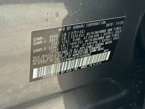 Certified 2023 Subaru Ascent Limited w/ Technology Package image 38