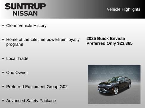Used 2025 Buick Envista Preferred w/ Convenience I Package FWD image 8