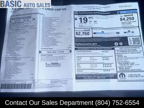 Used 2025 RAM 1500 Rebel w/ Advanced Safety Group II image 5