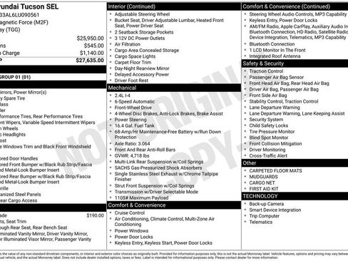 Used 2020 Hyundai Tucson SEL FWD image 3