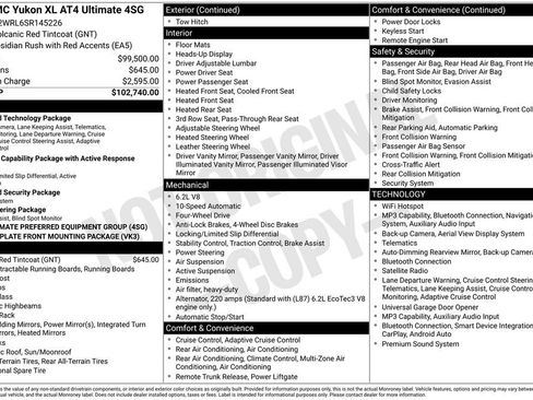 Used 2025 GMC Yukon XL AT4 Ultimate AWD/4WD image 4