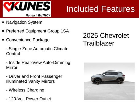Used 2025 Chevrolet TrailBlazer ACTIV w/ Convenience Package image 2