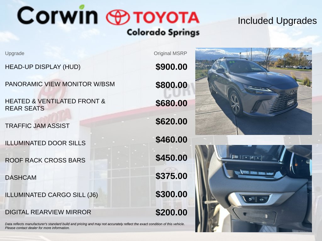 Used 2023 Lexus RX 350 Premium Plus w/ Cold Area Package AWD/4WD image 4