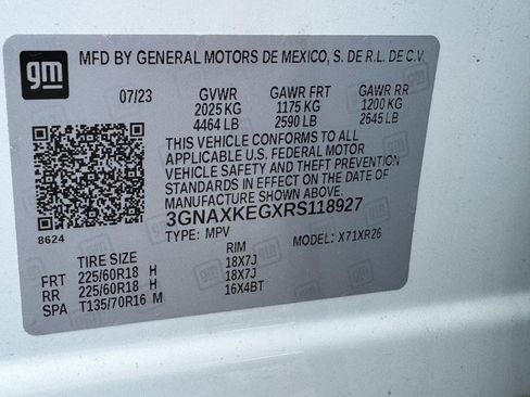 Used 2024 Chevrolet Equinox LT w/ LPO, Floor Liner Package FWD image 24