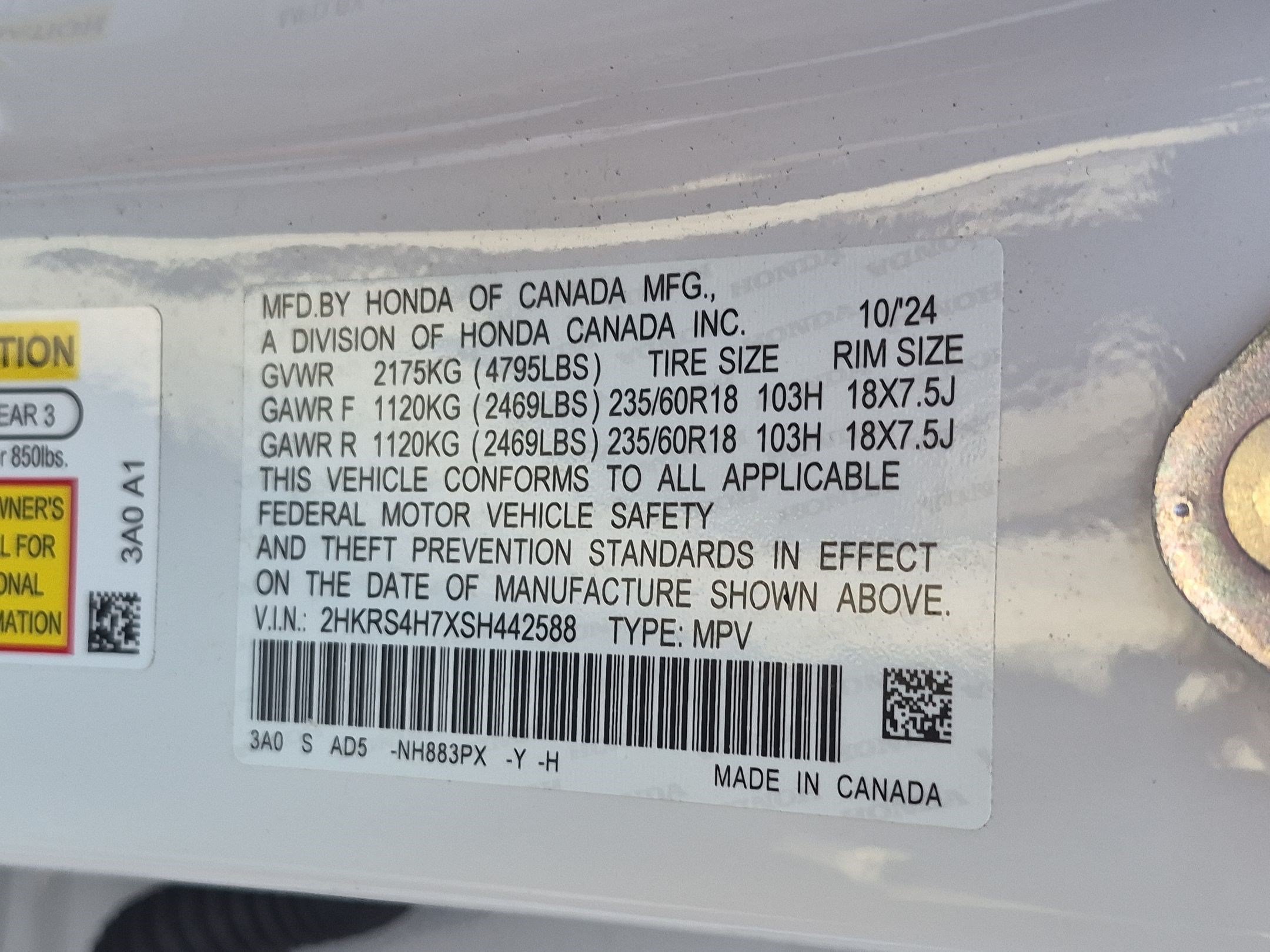 Certified 2025 Honda CR-V EX-L image 34