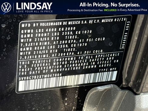 New 2026 Volkswagen Taos S AWD/4WD image 22
