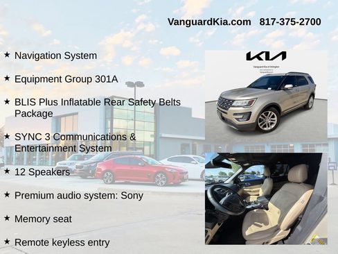 Used 2017 Ford Explorer Limited w/ Equipment Group 301A FWD image 6