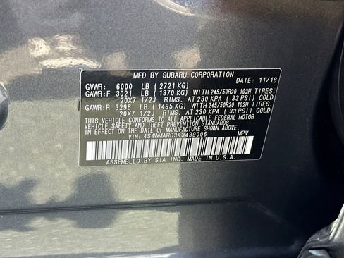 Used 2019 Subaru Ascent Touring w/ Popular Package #3 AWD/4WD image 34