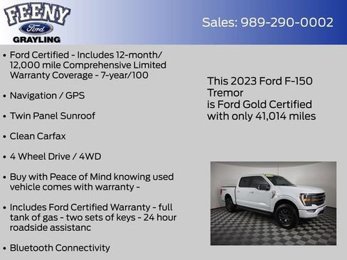 Certified 2023 Ford F150 Tremor AWD/4WD image 5