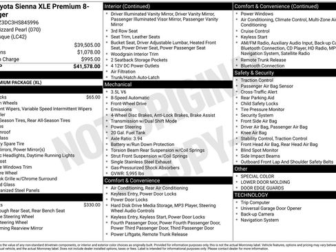 Used 2017 Toyota Sienna XLE Premium image 6
