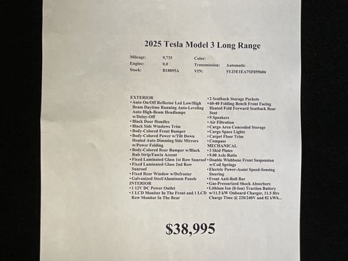 Used 2025 Tesla Model 3 Long Range RWD image 28