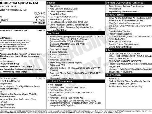 Certified 2024 Cadillac Lyriq Sport AWD/4WD image 16