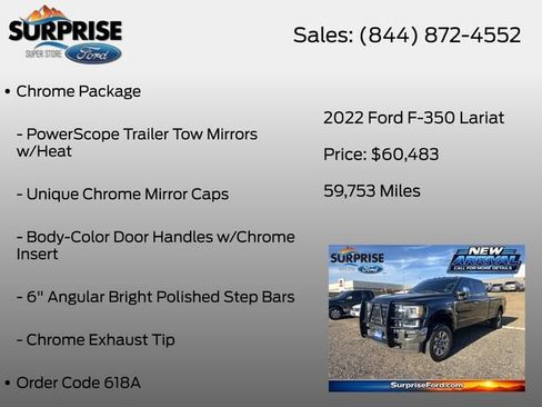 Used 2022 Ford F350 Lariat w/ Lariat Ultimate Package AWD/4WD image 7