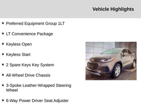 Used 2022 Chevrolet Trax LT w/ LT Convenience Package image 2