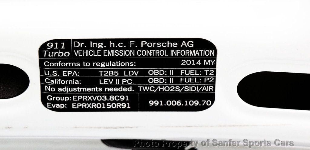 Used 2014 Porsche 911 Turbo S AWD/4WD image 46