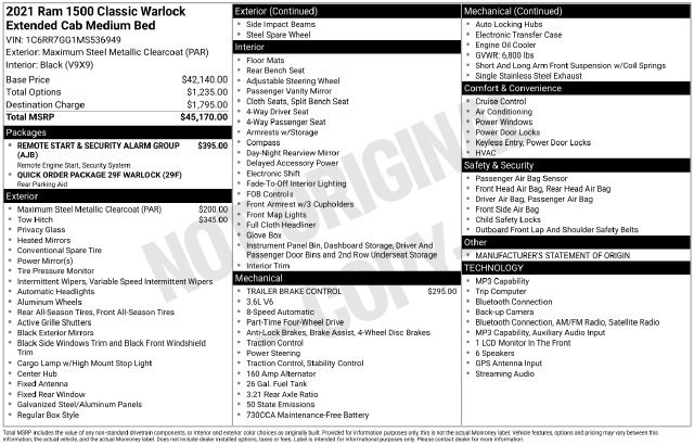 Used 2021 RAM 1500 Warlock AWD/4WD image 2