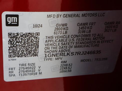 Used 2024 Chevrolet Traverse RS image 26