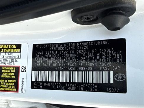 Used 2020 Toyota Camry SE w/ Convenience Package image 32