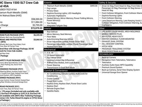 New 2026 GMC Sierra 1500 SLT w/ SLT Premium Plus Package AWD/4WD image 4