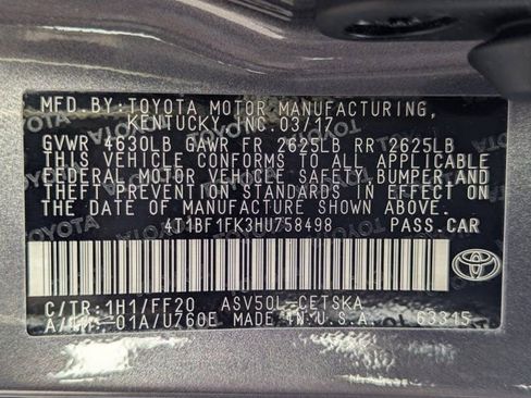 Used 2017 Toyota Camry SE image 27