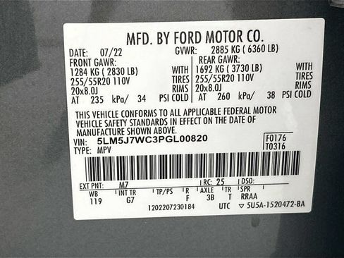 Used 2023 Lincoln Aviator Reserve w/ Elements Package Plus RWD image 34