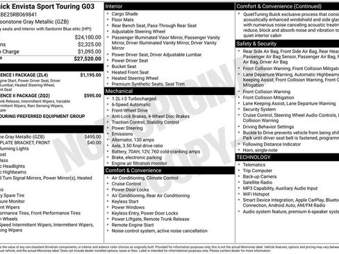 Used 2024 Buick Envista Sport Touring w/ Convenience I Package FWD image 6