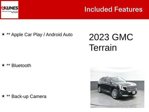 Used 2023 GMC Terrain Denali w/ Denali Premium Package AWD/4WD image 3