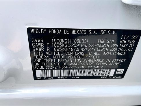 Certified 2023 Honda HR-V Sport image 64
