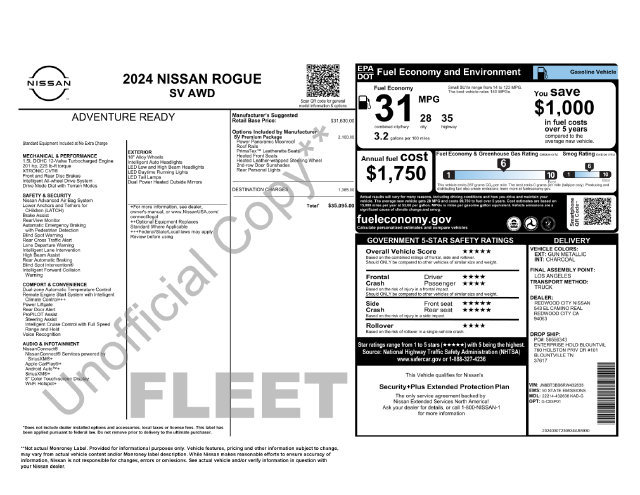 Used 2024 Nissan Rogue SV w/ SV Premium Package AWD/4WD image 30