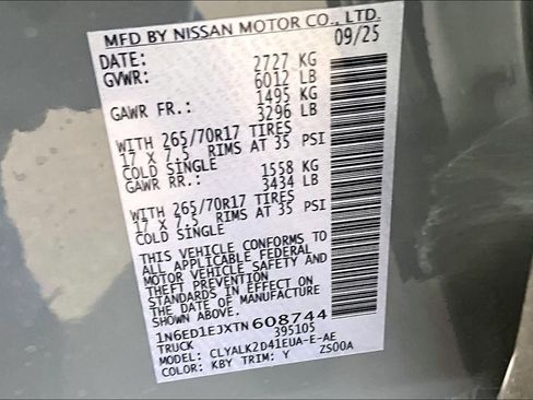 New 2026 Nissan Frontier Pro-X image 14