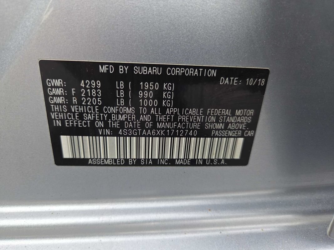 Used 2019 Subaru Impreza 2.0i AWD/4WD image 25