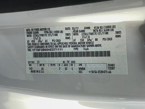 Used 2017 Ford F250 XL w/ Power Equipment Group AWD/4WD image 22