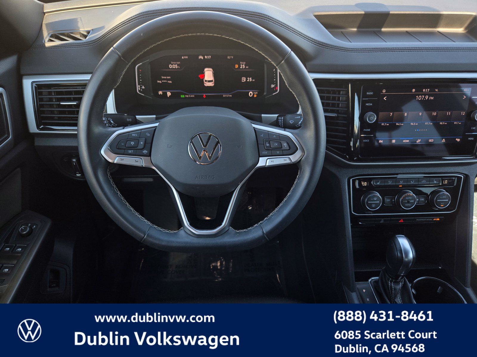 Certified 2023 Volkswagen Atlas Cross Sport SE w/ Black Wheel Package FWD image 13