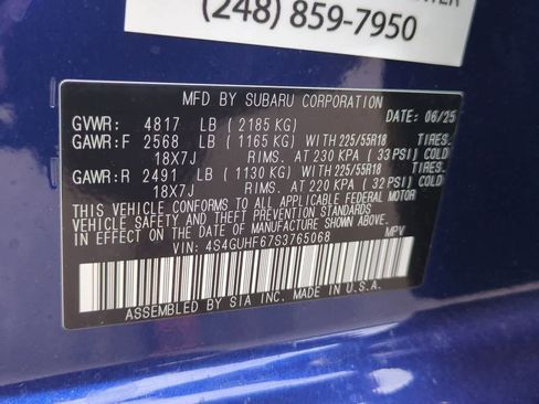 Used 2025 Subaru Crosstrek 2.5i Sport AWD/4WD image 34