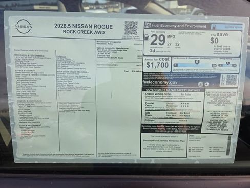 New 2026 Nissan Rogue Rock Creek image 29