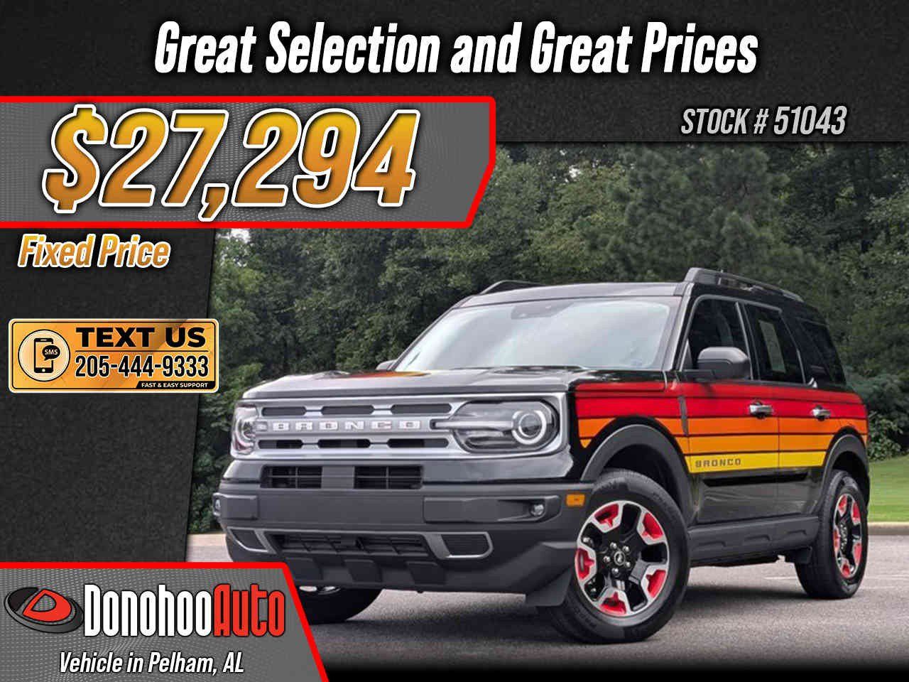 Used 2024 Ford Bronco Sport Free Wheeling w/ Convenience Package AWD/4WD image 1