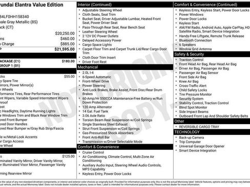 Used 2017 Hyundai Elantra Value Edition w/ Cargo Package image 16