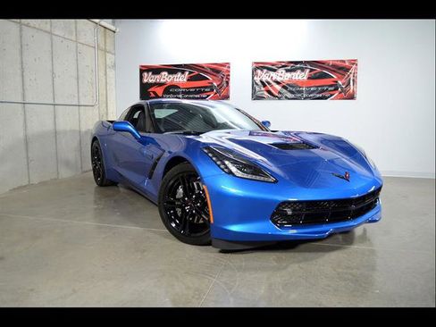 Used 2016 Chevrolet Corvette Stingray Coupe w/ Carbon Flash Badge Package RWD image 1