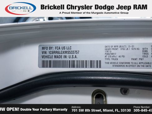 Used 2021 RAM 1500 Classic SLT RWD image 33