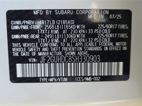 Used 2025 Subaru Crosstrek 2.0i Premium image 28